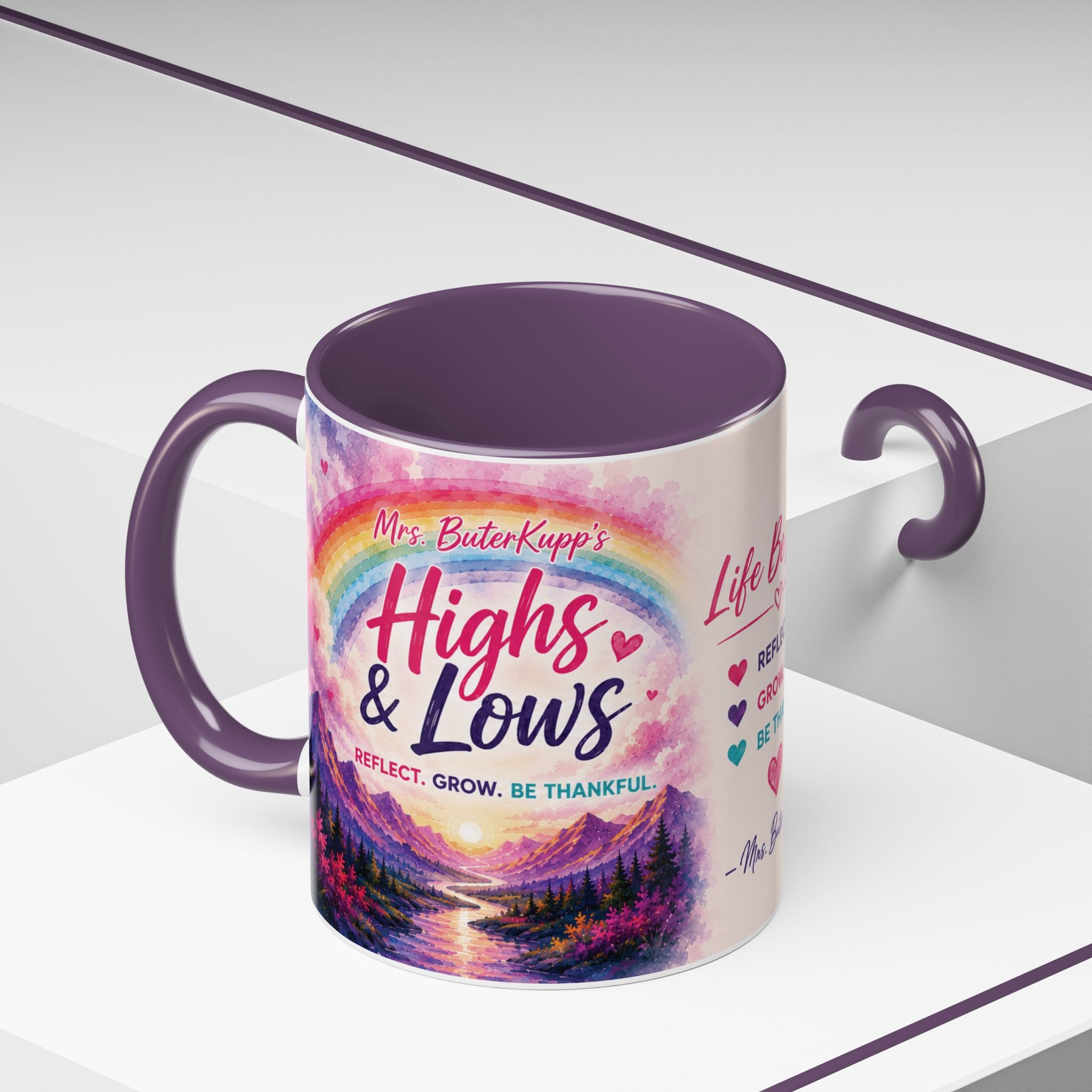 Mrs. ButerKupp's Coffee Mug — "Life Be Lifin'" Motivational Ceramic Mug (11/15oz)