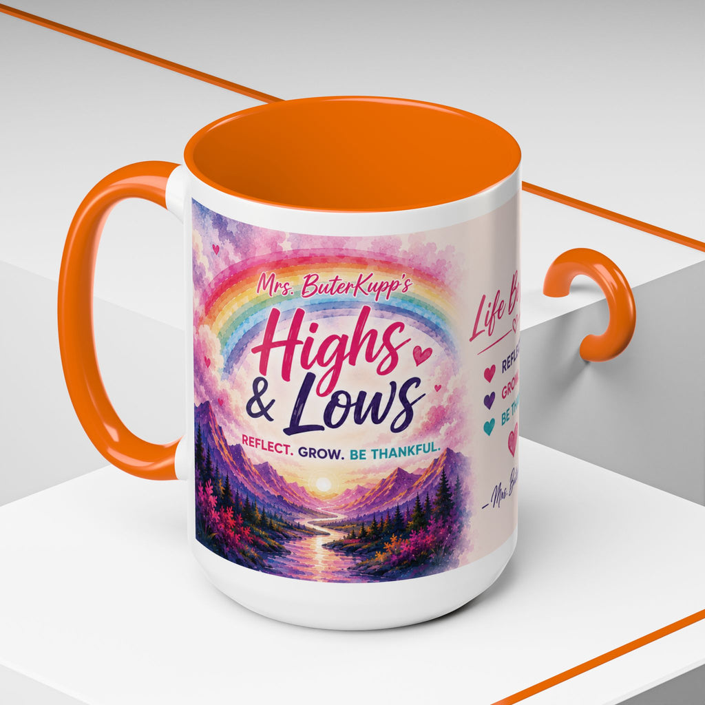 Mrs. ButerKupp's Coffee Mug — "Life Be Lifin'" Motivational Ceramic Mug (11/15oz)