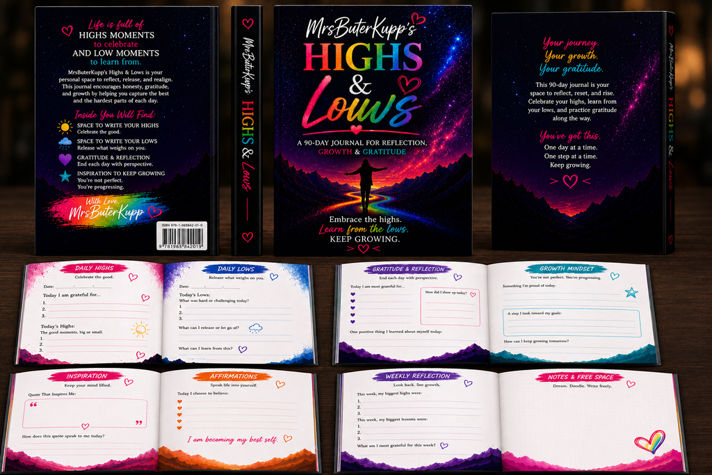 Mrs. ButerKupp's Highs & Lows | 90-Day Guided Journal
